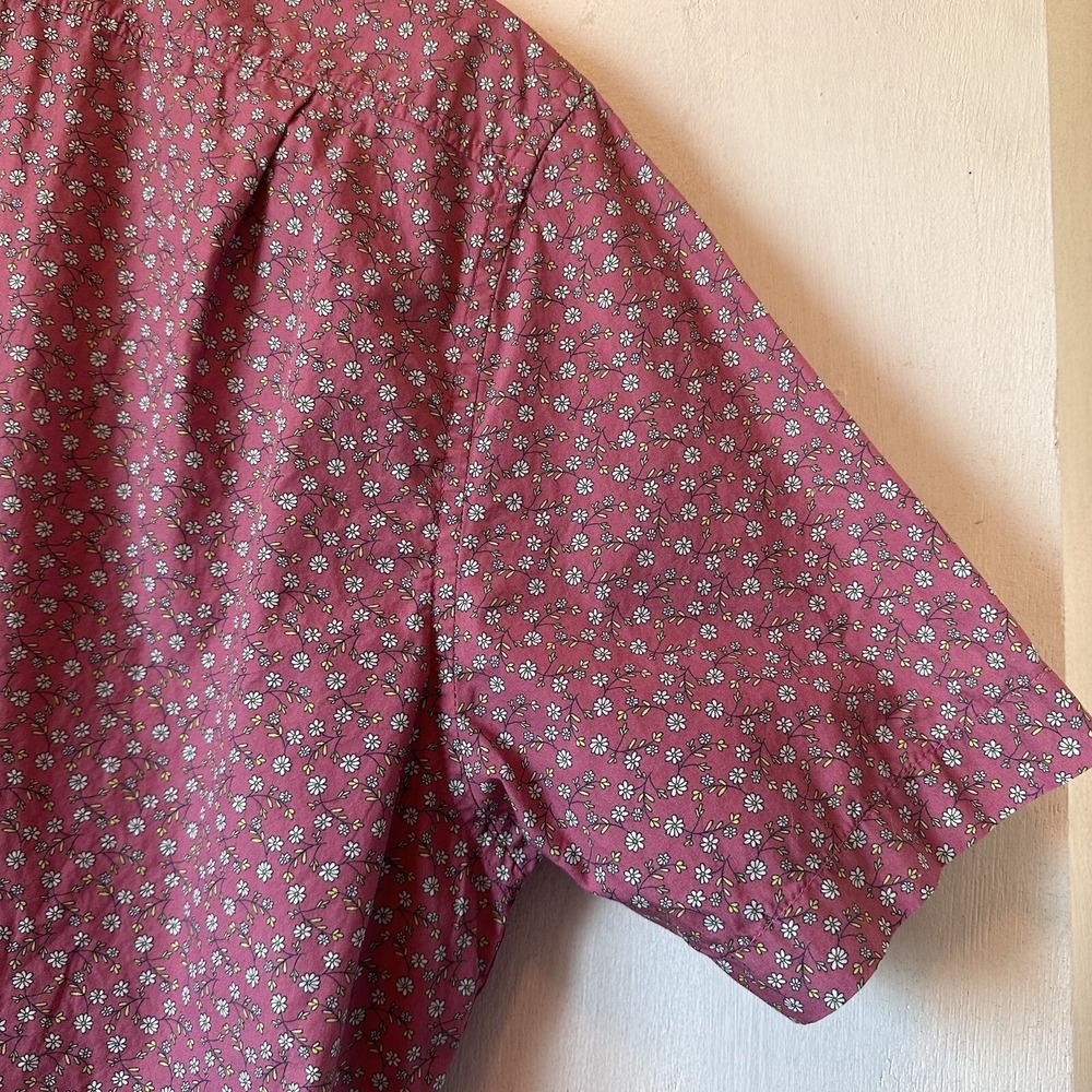 Kennington The Estate Shirt Button Down Polo Dark Pink preppy casual Men's Large - Picture 7 of 8